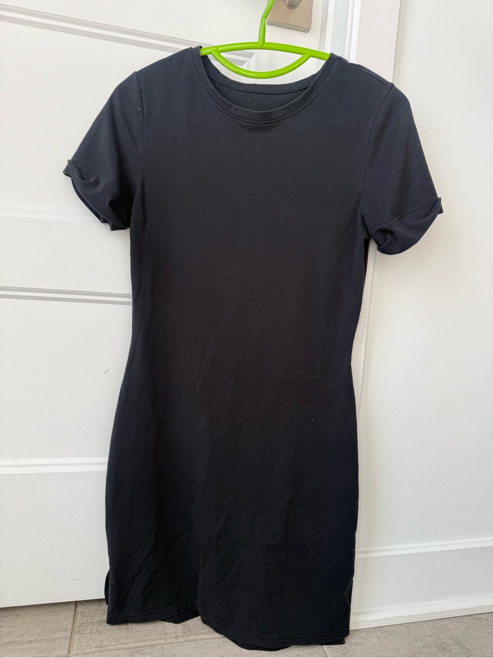 Alphalete Classic Black Short Sleeve Women's Tee Dress
